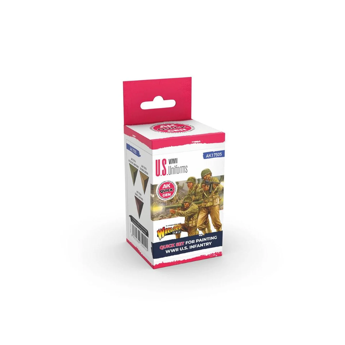 AK INTERACTIVE: acrylic paint US UNIFORMS (QUICK GEN SET)