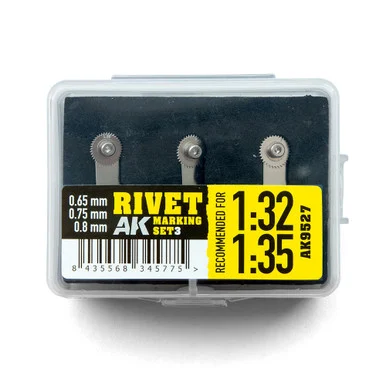 AK Interactive AK9527 Rivet Marking Set 3 1/35