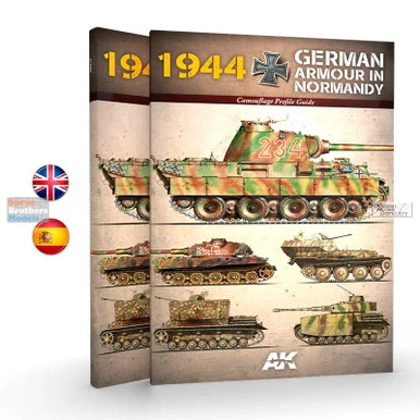 AKI000916 AK Interactive - German Armour in Normandy 1944 Camouflage Profile Guide