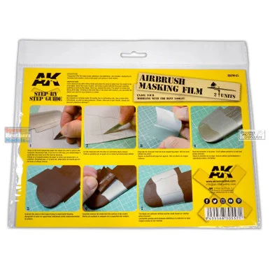 AKI009045 AK Interactive Airbrush Masking Film (2 pcs)