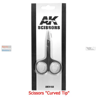 AKI009168 AK Interactive Curved Tip Scissors (for Photoetched Parts)
