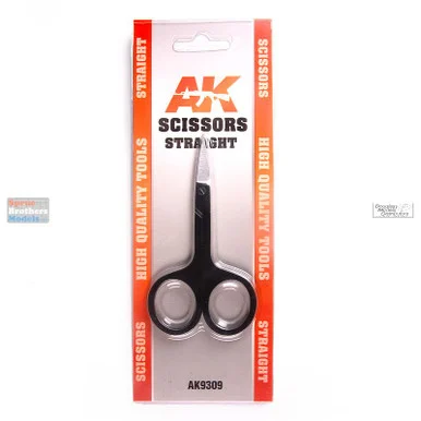 AKI009309 AK Interactive Straight Tip Scissors (for Photoetched Parts)