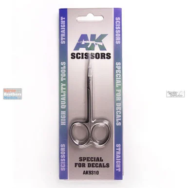 AKI009310 AK Interactive Straight Tip Scissors (for Decals)
