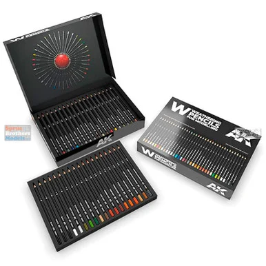 AKI010047 AK Interactive Weathering Pencils Deluxe Edition Box (37 colors)