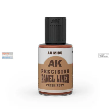 AKI012105 AK Interactive Precision Panel Liner - Fresh Rust 30ml