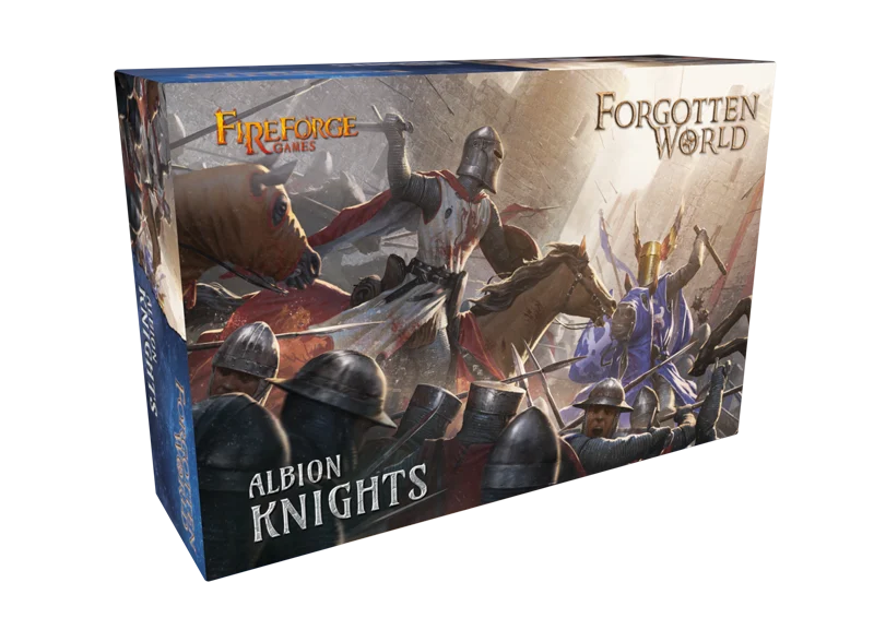 Forgotten World Albion Knights, 28mm Model Figures - Fireforge Games