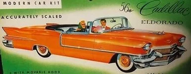 1/32 Atlantis Models 1956 Cadillac Eldorado Car (formerly Revell)