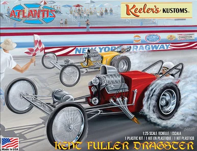 1/25 Atlantis Models Keelers Kustom's Kent Fuller Dragster
