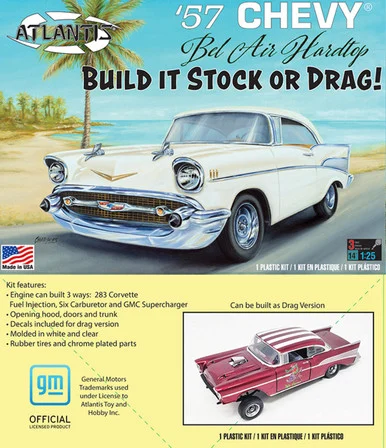 1/25 Atlantis Models 1957 Chevy Bel Air Car (formerly Revell)