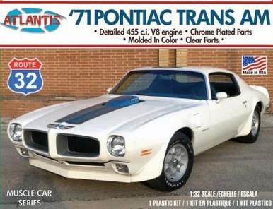 1/32 Atlantis Models 1971 Pontiac Trans Am Route 32 Car (formerly Monogram)