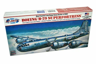 1/120 Atlantis B-29 Superfortress Bomber Plastic Model Kit