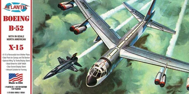 1/490 Atlantis Models Boeing B-52 with X-15 Plastic Model Kit