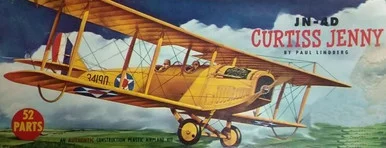 1/48 Atlantis Models Curtiss Jenny JN4 BiPlane (formerly Lindberg)