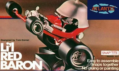 1/32 Atlantis Models Tom Daniel's Lil Red Baron Car (Snap) (formerly Monogram)