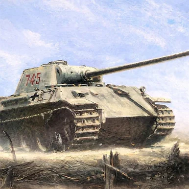 1/48 Atlantis German World War II Panther Tank - PREORDER