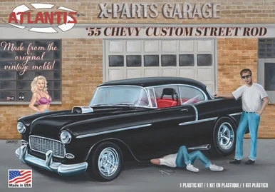 1/25 Atlantis Models 1955 Chevy Street Rod Plastic Model Kit