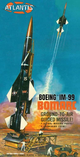 1/56 Atlantis Boeing IM-99 Bomarc Missile w/Launch Platform