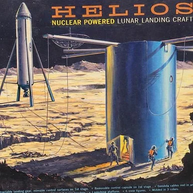 1/156 Atlantis Helios Nuclear Powered Lunar Landing Craft - PREORDER