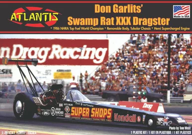 1/25 Atlantis Models Don Garlits Swamp Rat XXX Dragster