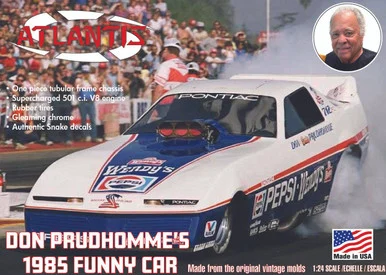1/24 Atlantis Don The Snake Prudomme 1985 Funny Car - Atlantis Models
