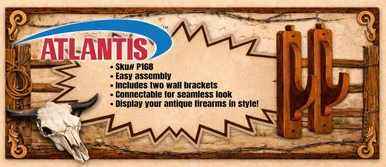 1/1 Atlantis Rifle Rack Wall Mounts Bagged with Header - Atlantis Models