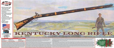 1/1 Atlantis Frontiersman Kenttucky Long Rifle American Muzzleloader Plastic Model Kit - Atlantis Models