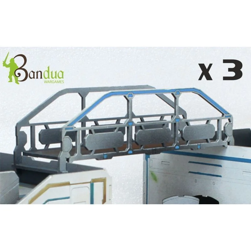 Alpha Series Bridge Pack (3) Miniature Game Scenery - Bandua Wargames