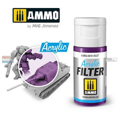 AMM0819 AMMO by Mig Acrylic Filter - Violet (15ml)