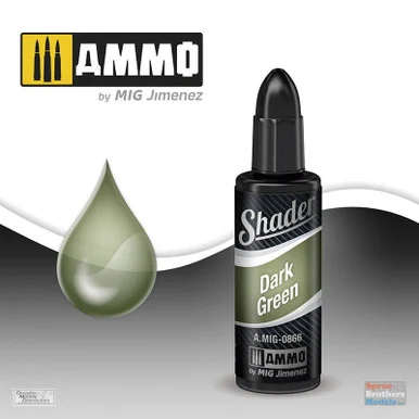 AMM0866 AMMO by Mig Shader - Dark Green (10ml)