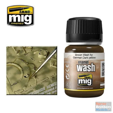 AMM1000 AMMO by Mig - Brown Wash for German Dark Yellow