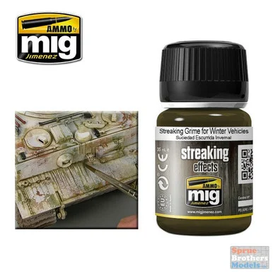 AMM1205 AMMO by Mig - Streaking Grime for Winter Vehicles (35ml)