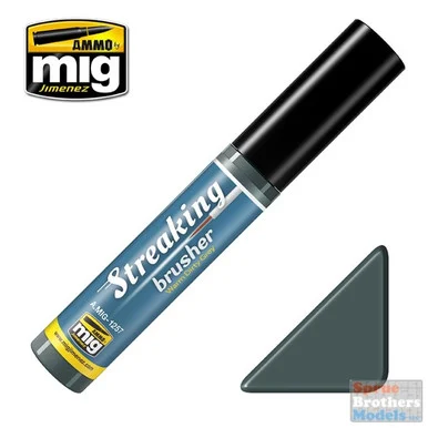 AMM1257 AMMO by Mig Streaking Brusher - Warm Dirty Grey