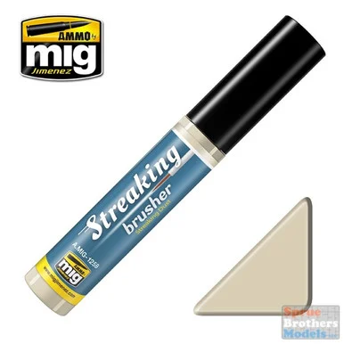 AMM1258 AMMO by Mig Streaking Brusher - Streaking Dust