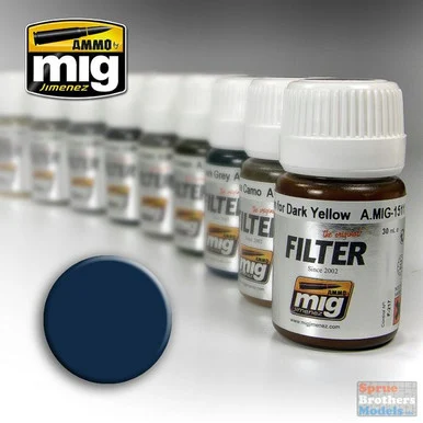 AMM1509 AMMO by Mig Filter - Blue for Dark Grey