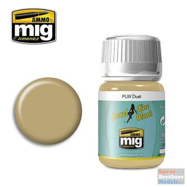 AMM1620 AMMO by Mig - Panel Line Wash: Dust