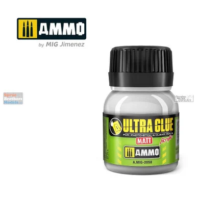 AMM2058 AMMO by Mig - Ultra Glue Matt 40ml (for Photo Etch & Clear Parts)