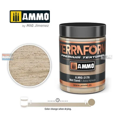 AMM2176 AMMO by Mig Acrylic Terraform Premium Textures - Wet Sand 100ml