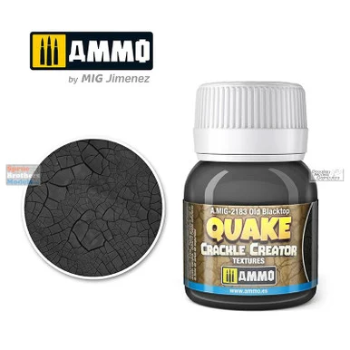 AMM2183 AMMO by Mig Quake Crackle Creator Textures - Old Blacktop 40ml