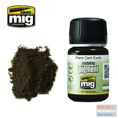 AMM3027 AMMO by Mig Modelling Pigment - Farm Dark Earth