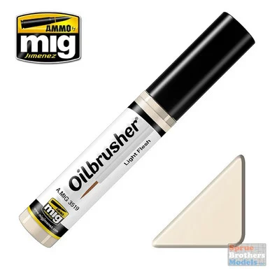 AMM3519 AMMO by Mig Oilbrusher - Light Flesh