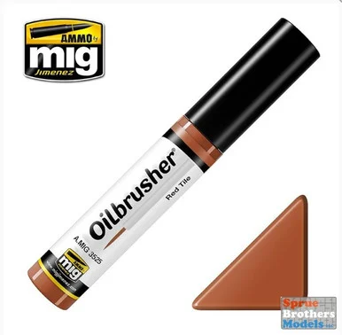 AMM3525 AMMO by Mig Oilbrusher - Red Tile