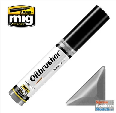 AMM3537 AMMO by Mig Oilbrusher - Aluminum