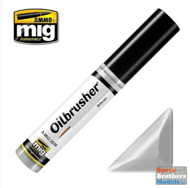 AMM3538 AMMO by Mig Oilbrusher - Silver