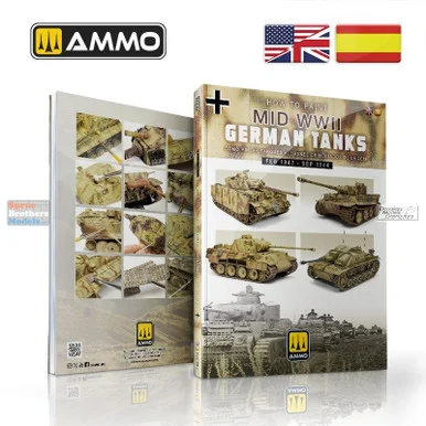 AMM6303 AMMO by Mig How to Paint Mid WWII German Tanks (Feb 1943 - Sep 1944)