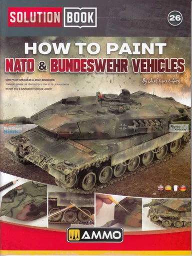 AMM6531 AMMO by Mig Solution Book - How To Paint NATO & Bundeswehr Vehicles