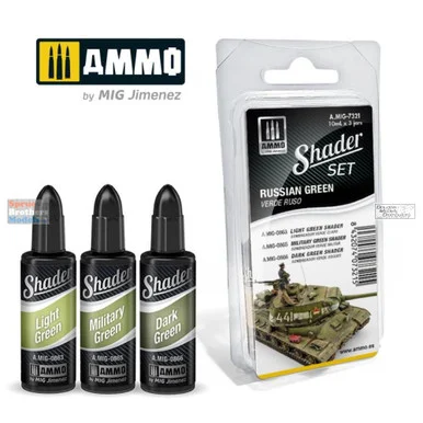 AMM7321 AMMO by Mig Shader Set - Russian Green