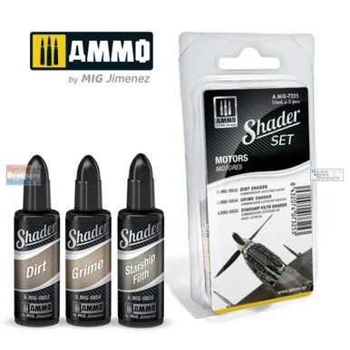 AMM7325 AMMO by Mig Shader Set - Motors