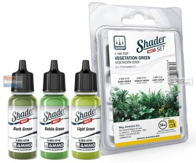AMM7337 AMMO by Mig Shader Set - Vegetation Green