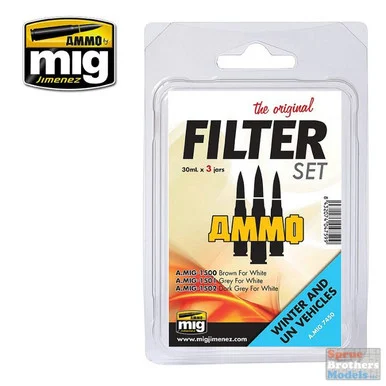 AMM7450 AMMO by Mig Filter Set - Winter and UN Vehicles