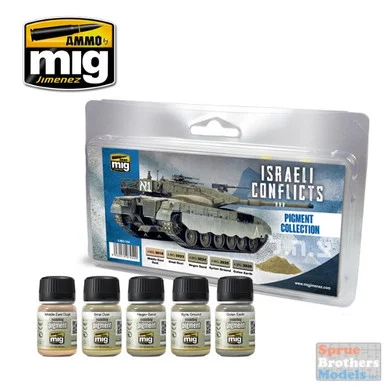 AMM7454 AMMO by Mig Israeli Conflicts Pigment Collection